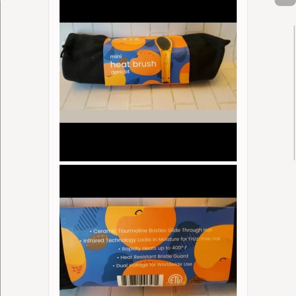 Soleil Mini Heat Brush Apricot - Picture 2 of 3